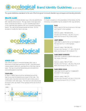 Ecological brand guidelines