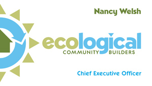 Ecological business card front