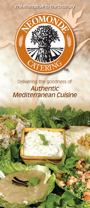 Neomonde Catering Menu Cover