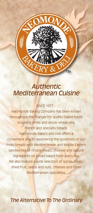 Neomonde Bakery And Deli Menu Cover