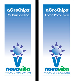 Novovita AGrochips Brochure English & Spanish Covers