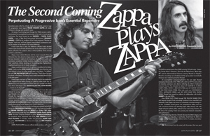 Zappa Plays Zappa spread