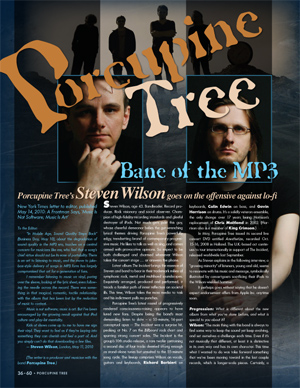 Porcupine Tree article detail